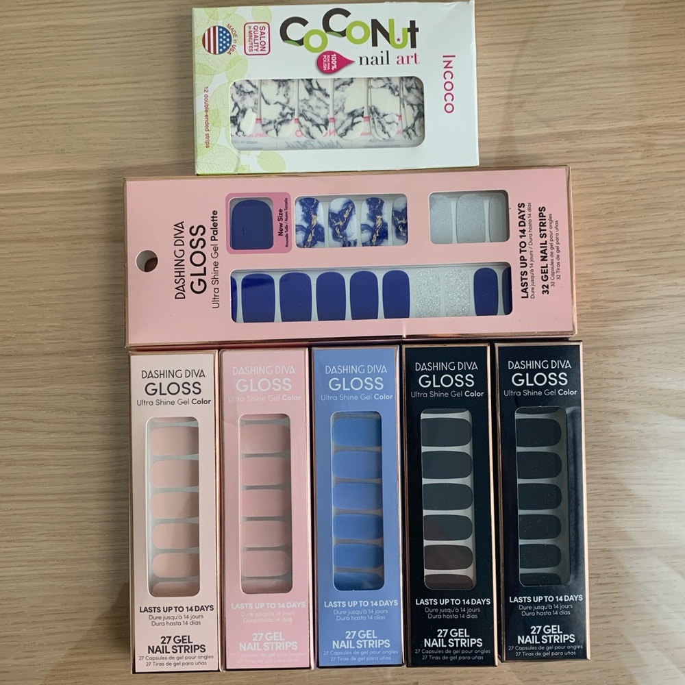 Nail Sticker Bundle- Dashing Diva & Coconut Nail Art
